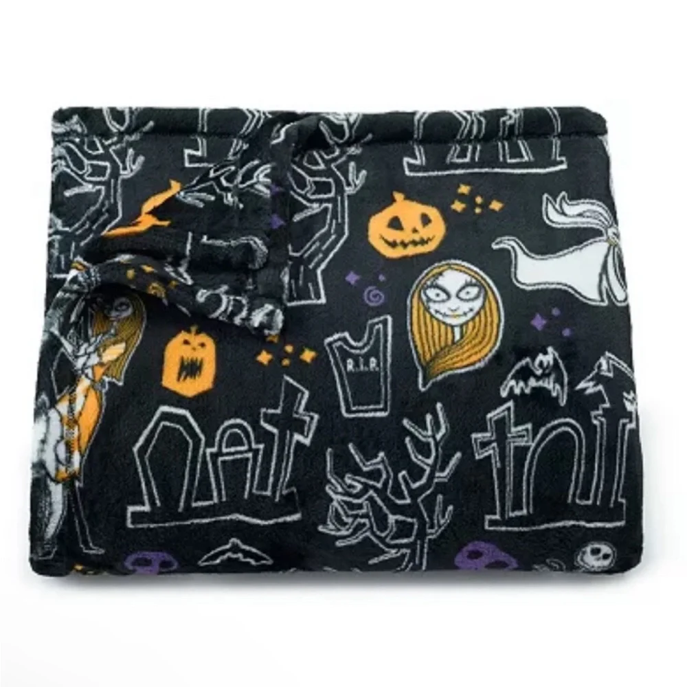 NIGHTMARE BEFORE CHRISTAMS Plush throw soft blanket 5‘x6‘